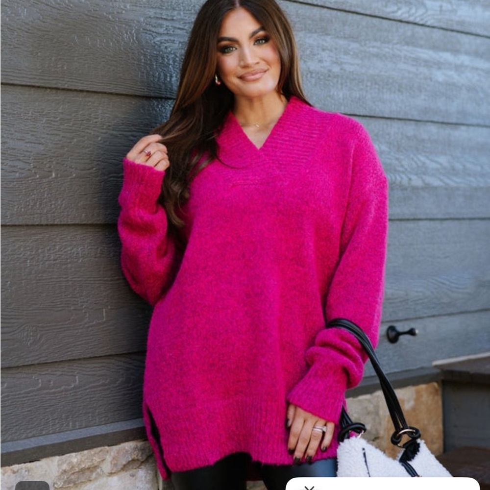 Vibrant Pink Women's Sweater